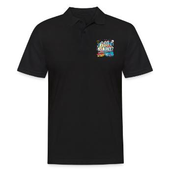 The path to the ideal insurance solution - Men's Polo Shirt - black - Front - Kai (181cm)