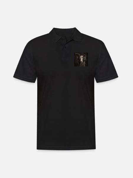Black Animals - Cool dog - Men's Polo Shirt - black