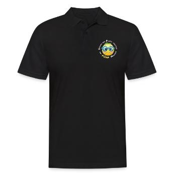 Travaillez avec des professionnels une fois, seulement cinq minutes -Jaune - Polo Homme - noir - Devant - Kai (181cm)