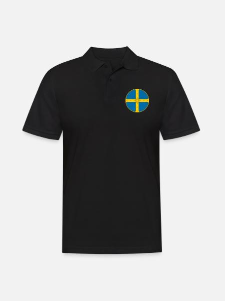 Wikinger - Männer Poloshirt - Schwarz