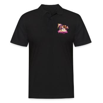venezia - Männer Poloshirt - Schwarz - Vorne - Kai (181cm)