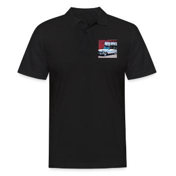 C14 - Männer Poloshirt - Schwarz - Vorne - Kai (181cm)