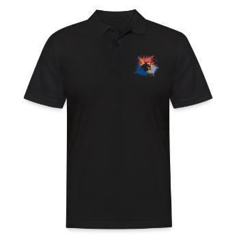 Drummer Vintage - Men's Polo Shirt - black - Front - Kai (181cm)
