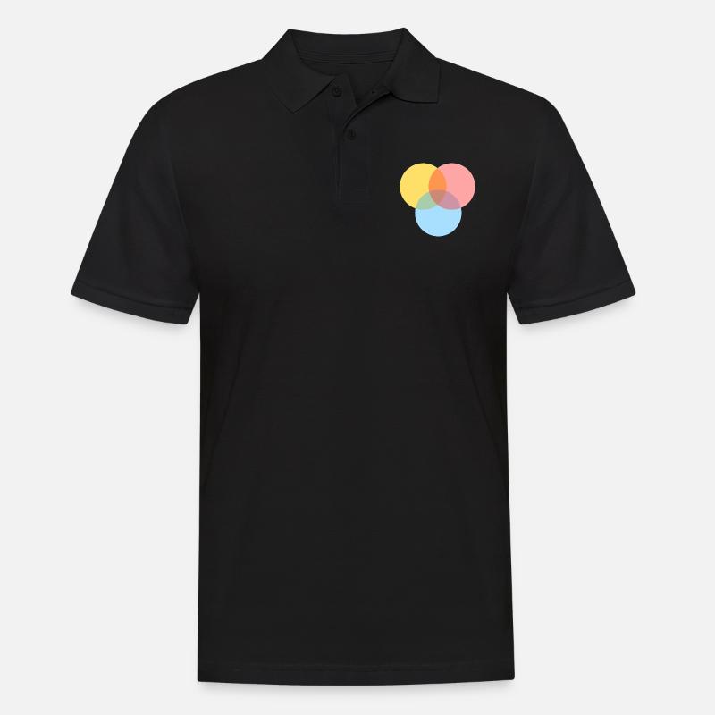 Couleurs de base - Polo Homme - noir