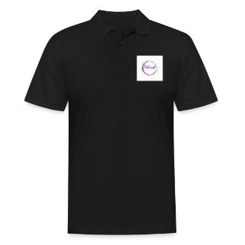 Rainbow Butterfly Créa - Men's Polo Shirt - black - Front - Kai (181cm)