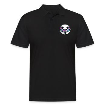 Kleiner Elefant Cartoon niedlich Liebe Abenteuer 3 - Männer Poloshirt - Schwarz - Vorne - Kai (181cm)