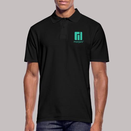 simple logo (darkmode) - Men's Polo Shirt