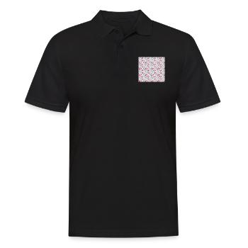 Christmas Graphic - Men's Polo Shirt - black - Front - Kai (181cm)