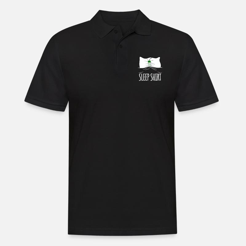 Fireworks Late risers - Men's Polo Shirt - black