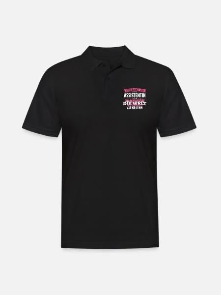 ASSISTENTIN - Die Auserwählte - Männer Poloshirt - Schwarz