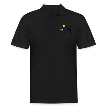 Go Go Go Fast da - Männer Poloshirt - Schwarz - Vorne - Kai (181cm)