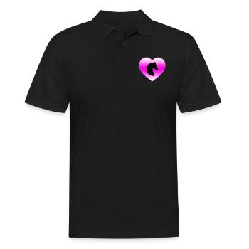 Cheval - Polo Homme - noir - Devant - Kai (181cm)
