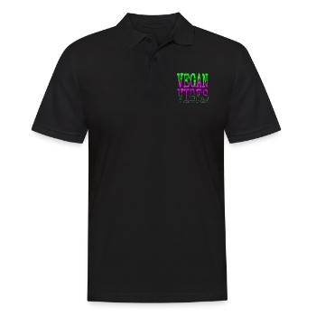 Dictons présents drôle citation blagues déclaration geek - Polo Homme - noir - Devant - Kai (181cm)