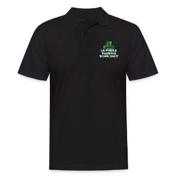 Lá Fhéile Pádraig Sona Duit ! Fête de la Saint-Patrick - Polo Homme - noir - Devant - Kai (181cm)