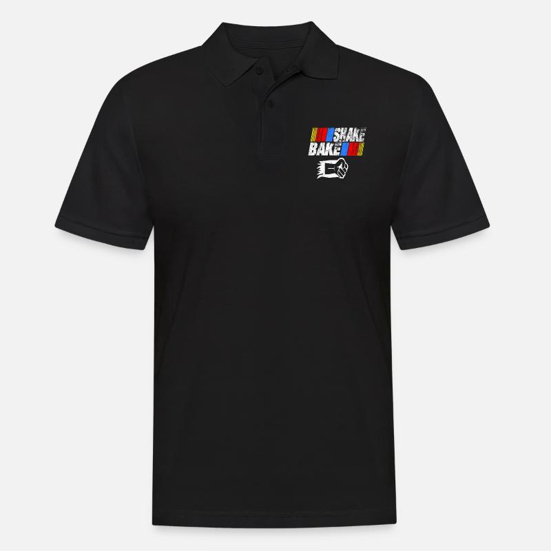 Shake N Bake - Männer Poloshirt - Schwarz