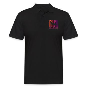 Papasaurus Fête des Pères Dinosaure T-Rex Idée Cadeau - Polo Homme - noir - Devant - Kai (181cm)