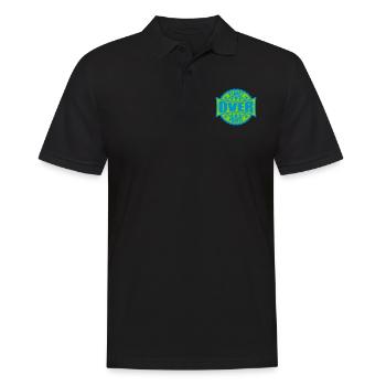 planet over profit Zitat - Männer Poloshirt - Schwarz - Vorne - Kai (181cm)
