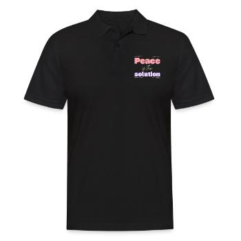Geistige Gesundheit - Männer Poloshirt - Schwarz - Vorne - Kai (181cm)
