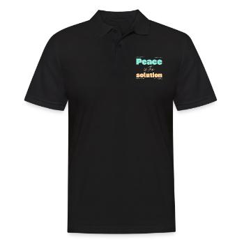 Geistige Gesundheit - Männer Poloshirt - Schwarz - Vorne - Kai (181cm)