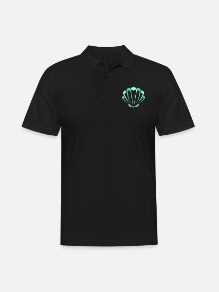 shell - Men's Polo Shirt - black