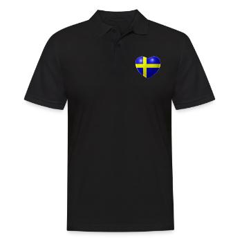 Herz (Suède / Sverige) - Polo Homme - noir - Devant - Kai (181cm)