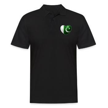 Coeur (Pakistan) - Polo Homme - noir - Devant - Kai (181cm)
