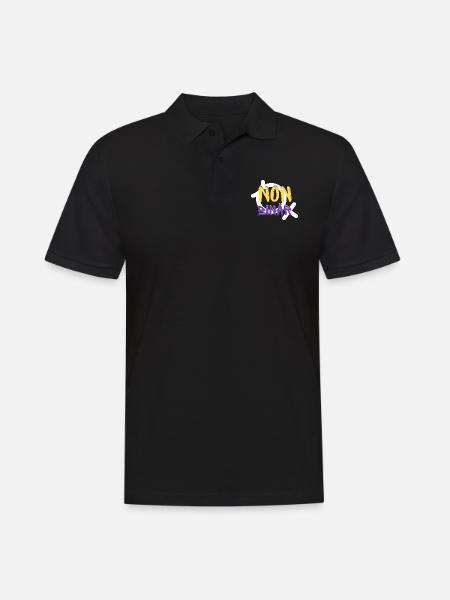 NON BINARY Identity - Men's Polo Shirt - black
