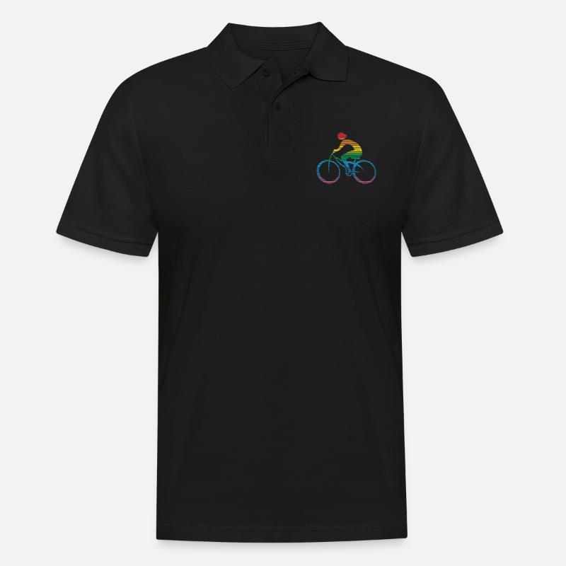 Cyclist - Men's Polo Shirt - black