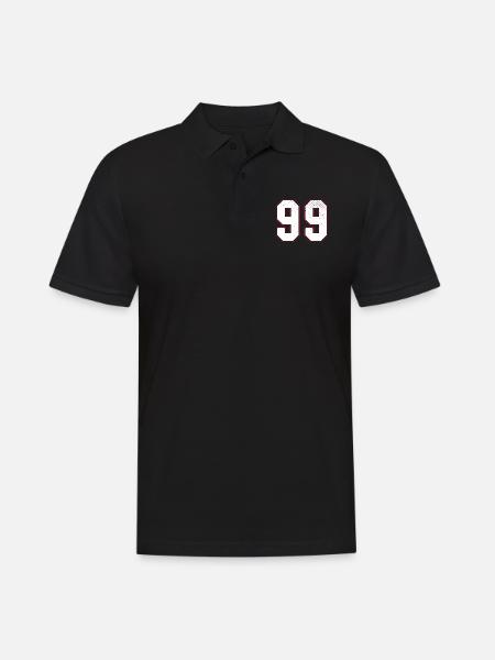 Number Ninety nine - 99 Classic Vintage Sport - Men's Polo Shirt - black