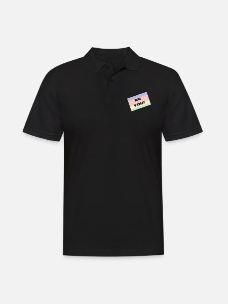 BE YOU - Männer Poloshirt - Schwarz