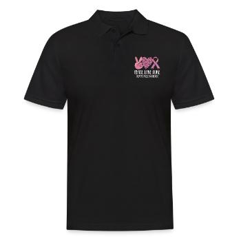 Sensibilisation au cancer du sein - sensibilisation- - Polo Homme - noir - Devant - Kai (181cm)