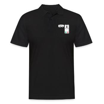 Appels de handball - Dicton sportif - ApriNoeScor - Polo Homme - noir - Devant - Kai (181cm)