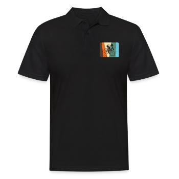 Motard / Vélo - Polo Homme - noir - Devant - Kai (181cm)