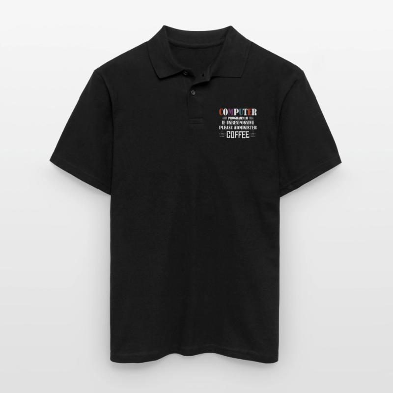 Computer Programmer Software Coding Männer Poloshirt