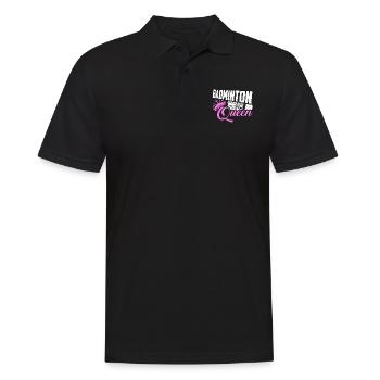 Badminton Queen Player Femme Fille - Polo Homme - noir - Devant - Kai (181cm)