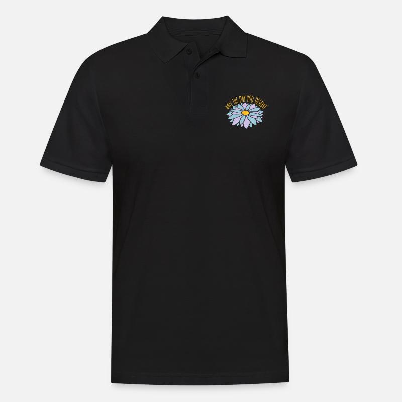 le jour que vous méritez - Polo Homme - noir