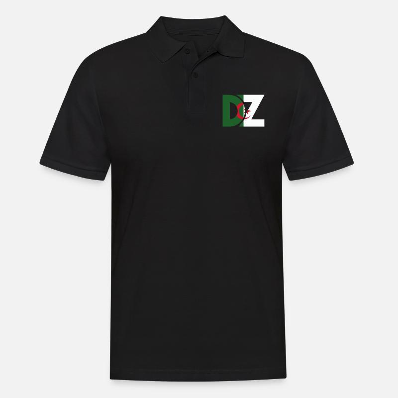 Algerische DZs - Algerien Geschenkidee - Männer Poloshirt - Schwarz