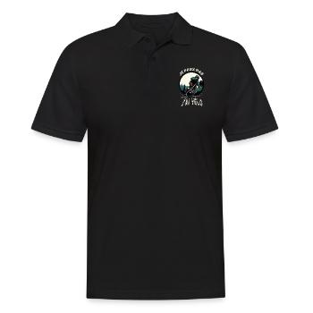 J'Peux Pas J'ai Vélo Humour Cadeau Drôle Cycliste - Polo Homme - noir - Devant - Kai (181cm)