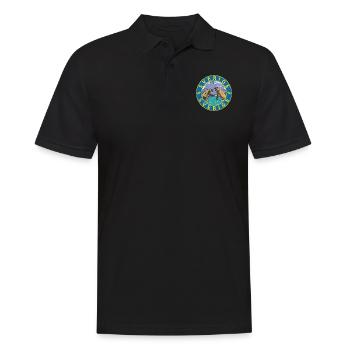 Suède - Polo Homme - noir - Devant - Kai (181cm)