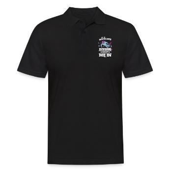 Tauchen Scuba Tauchlehrer Urlaub Sommer Geschenk - Männer Poloshirt - Schwarz - Vorne - Kai (181cm)