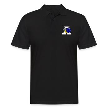 Kugel Kreis Design Glitzer Weihnachten Neujahr A - Männer Poloshirt - Schwarz - Vorne - Kai (181cm)