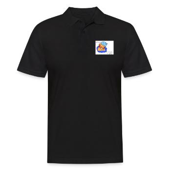 Lion endormi - Polo Homme - noir - Devant - Kai (181cm)
