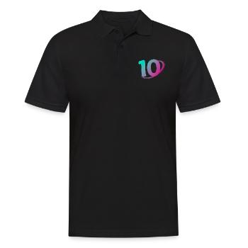Number 10 multicolor - Men's Polo Shirt - black - Front - Kai (181cm)