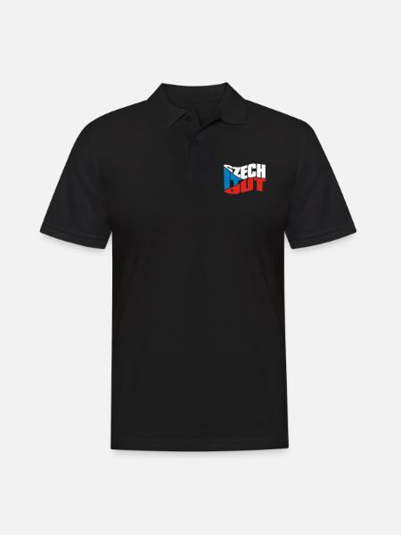 chech - Männer Poloshirt - Schwarz