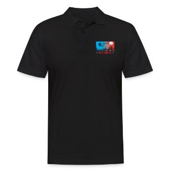 Peace and Joy - Männer Poloshirt - Schwarz - Vorne - Kai (181cm)