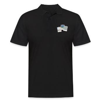 Bilder Trio - Männer Poloshirt - Schwarz - Vorne - Kai (181cm)