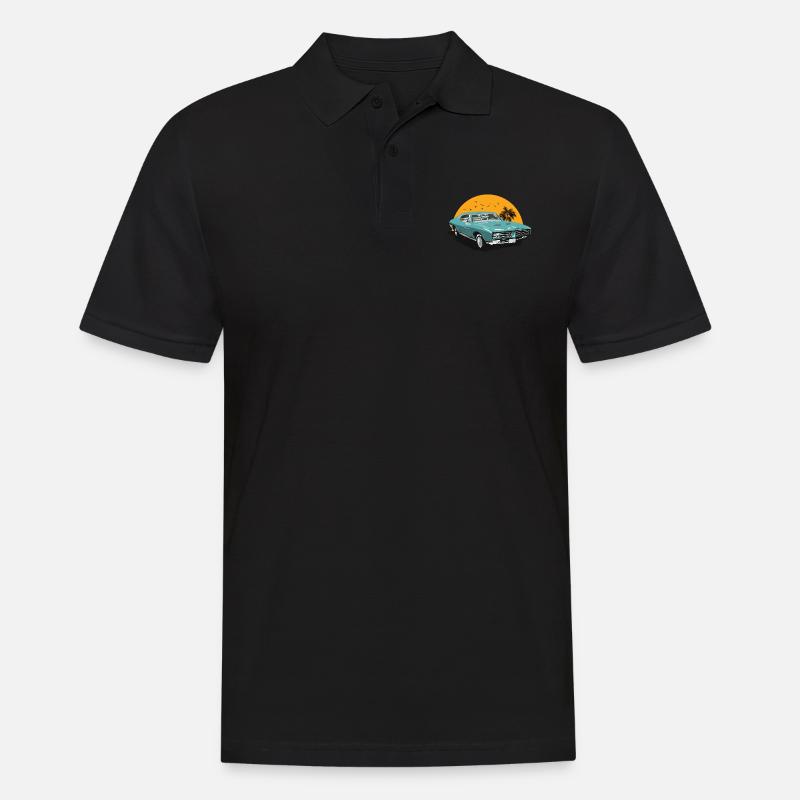 Oldtimer - Oldtimer - Männer Poloshirt - Schwarz