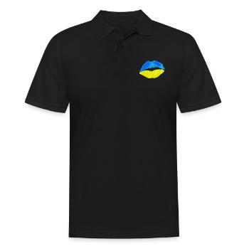 Kiss (Ukraine) - Polo Homme - noir - Devant - Kai (181cm)