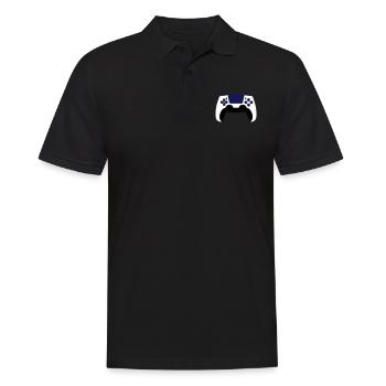 Generisches Game Controller - Männer Poloshirt - Schwarz - Vorne - Kai (181cm)