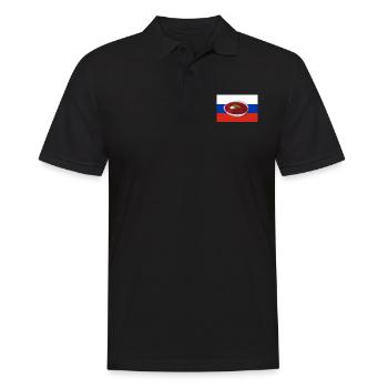 Borschtsch, Russische Suppe - Männer Poloshirt - Schwarz - Vorne - Kai (181cm)